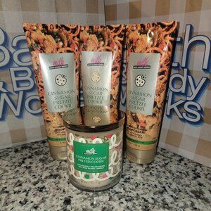 NEW BATH & BODY WORKS CINNAMON SUGAR PRETZEL COOKIE